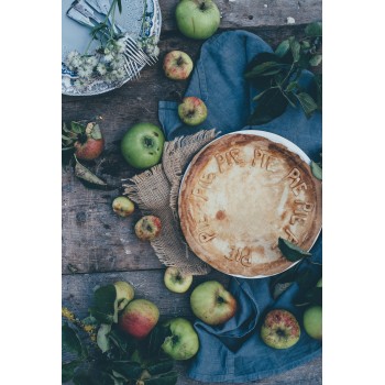 DARK BLUE LINEN TEA TOWEL (Set of 3)